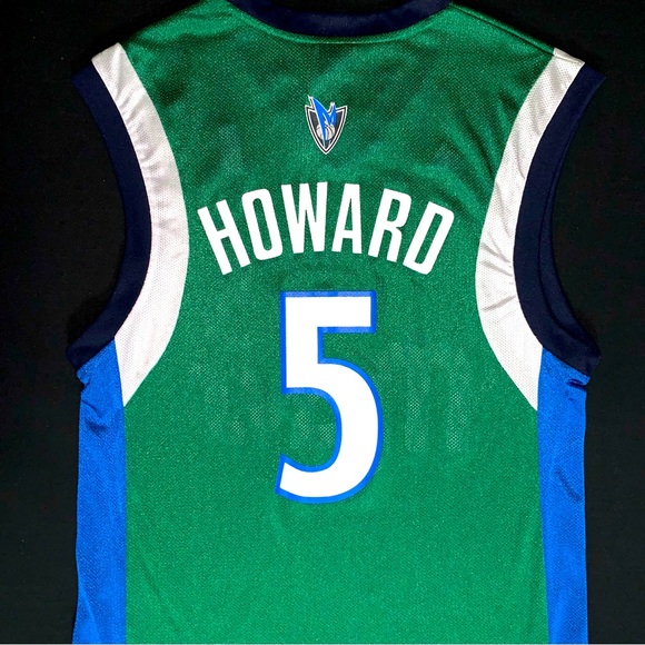 Adidas Josh Howard Dallas Mavericks #5 Green Alternate NBA Jersey Men’s Small - Picture 2 of 6